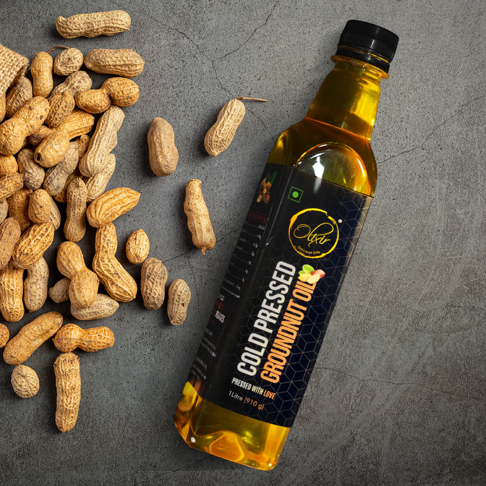 Cold Pressed Groundnut Oil
