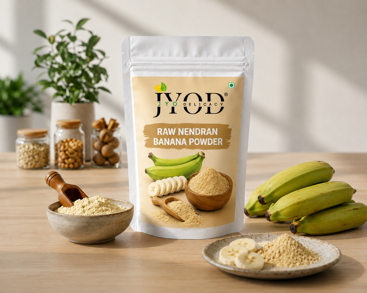 Raw Nendran Banana Powder
